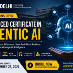 CEP, IIT Delhi Starts Admissions for Advanced Certificate in Agentic AI; Programe Begins September 26