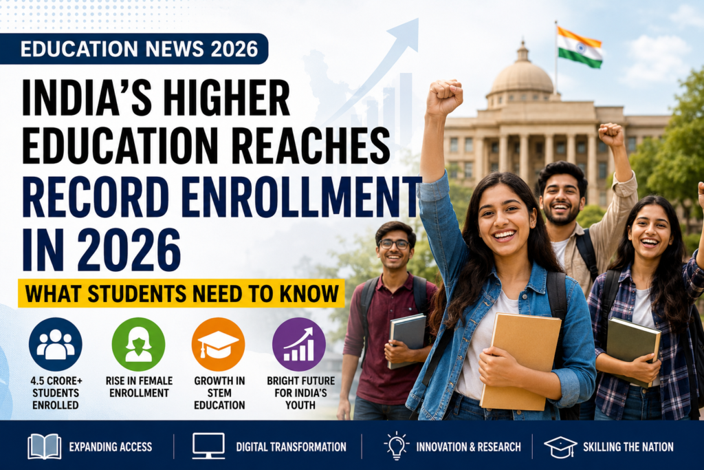 India’s Higher Education Reaches Record Enrollment in 2026: What Students Need to Know